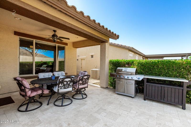 cover patio with barbecue