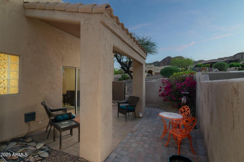 Bedroom patio