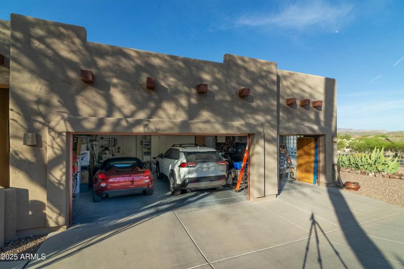 Three car garage