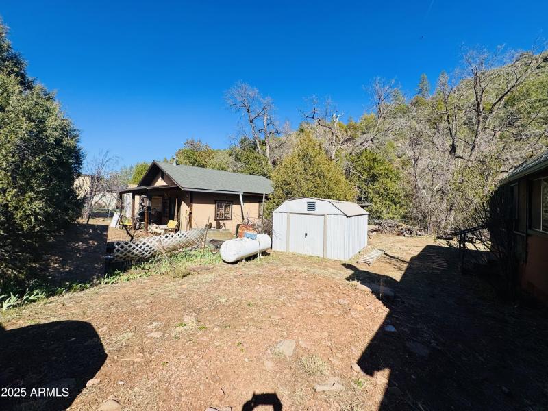 Garage and shed