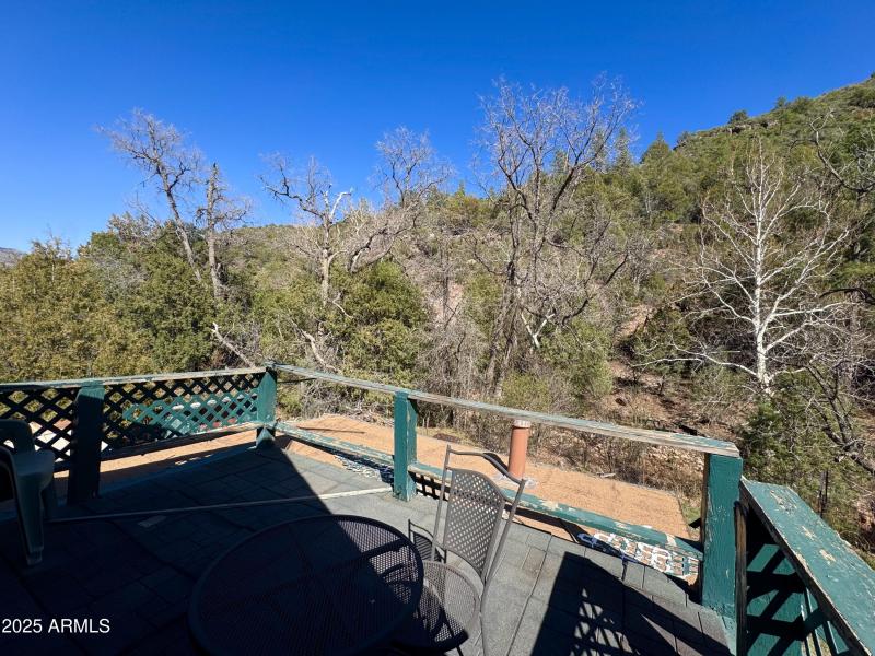 View behind
