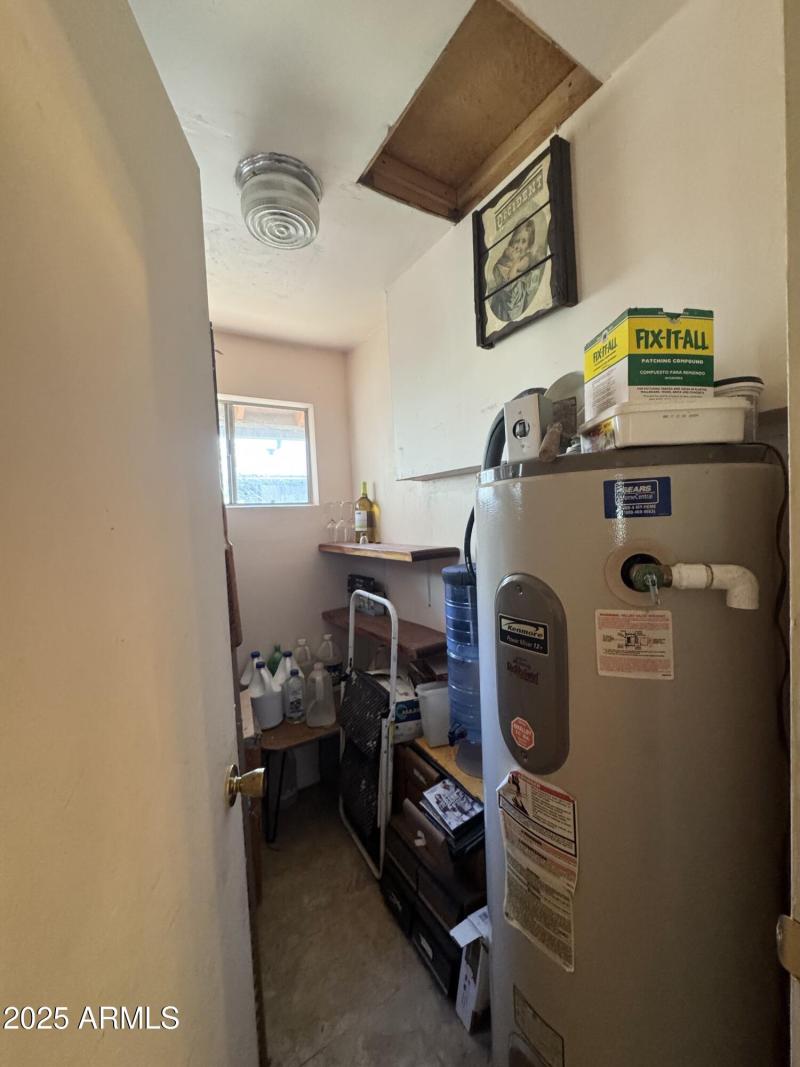 Utility storage inside
