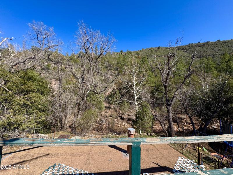 View toward creek