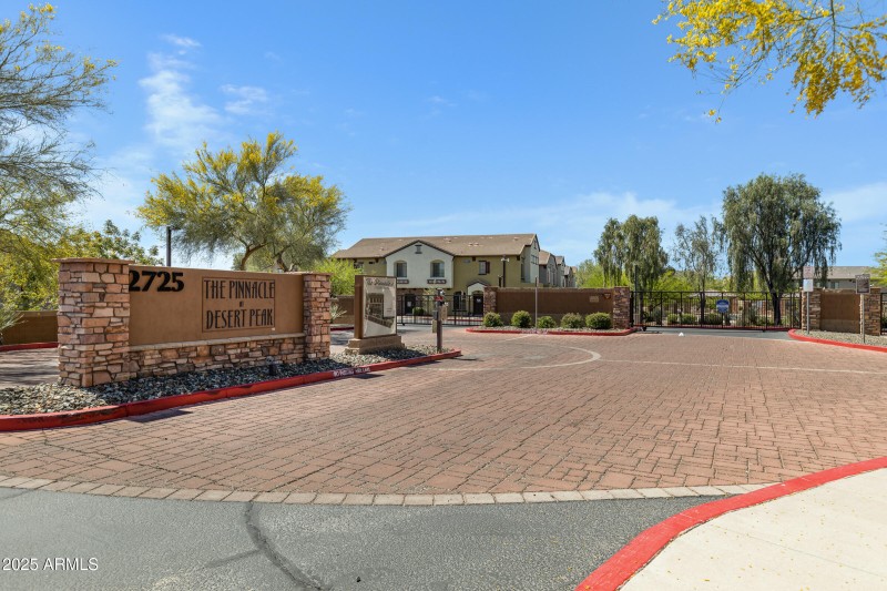 Gated community entrance