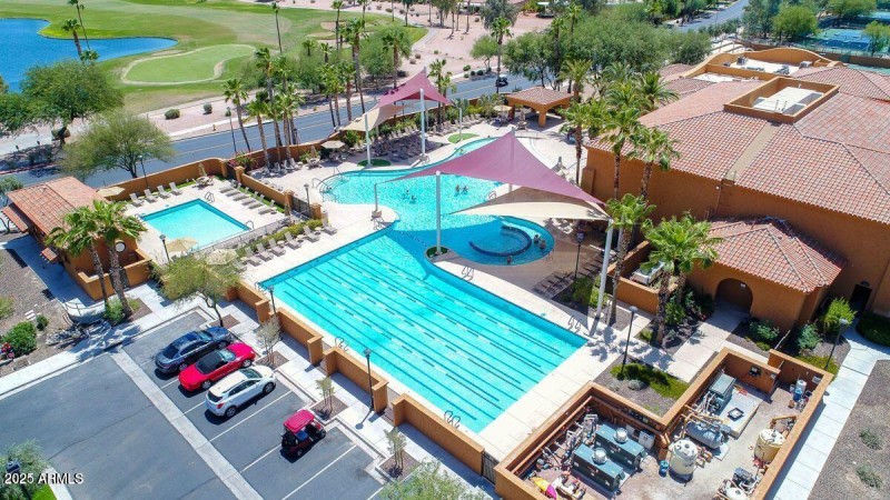 PC Tuscany Pool Ariel Shot
