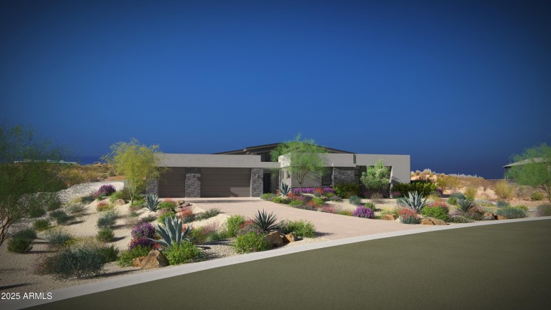 Rendering of landscape design