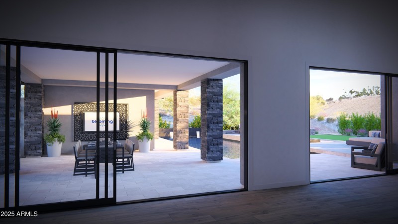 Included pool and landscape design