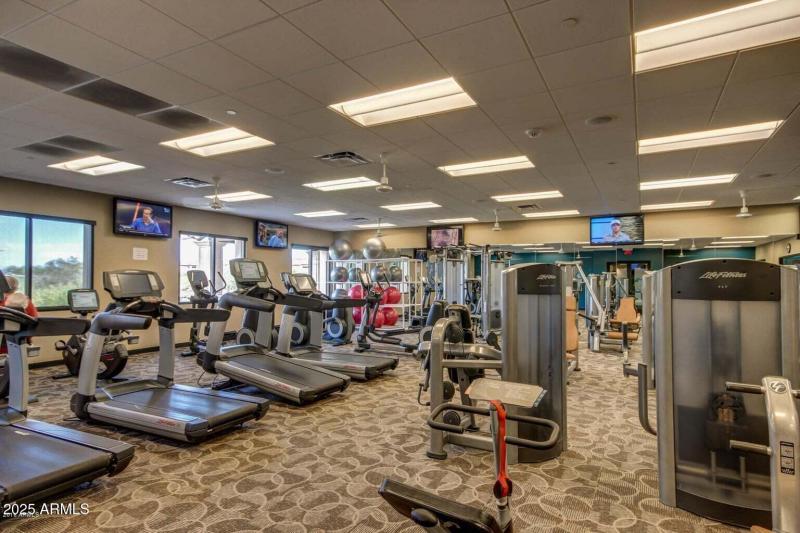 fitness center room