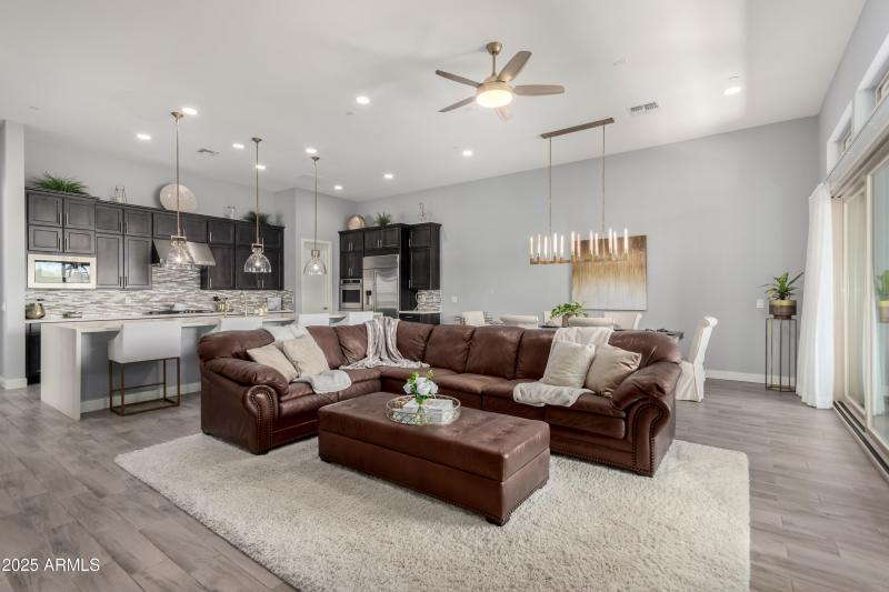 Living room kitchen