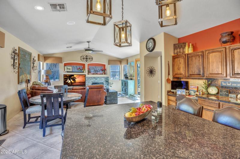 Kitchen and Family Room