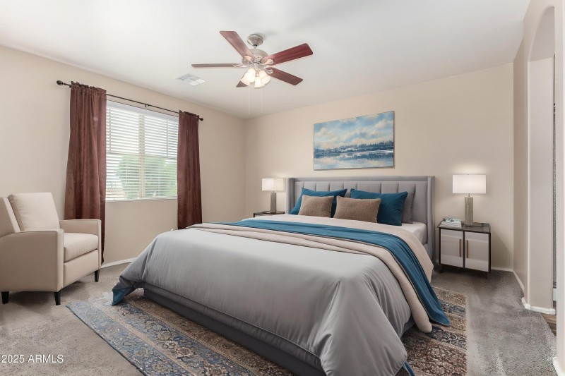 Primary Ensuite Virtually Staged
