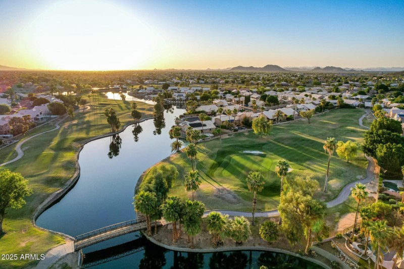 Aerial Arrowhead Lakes