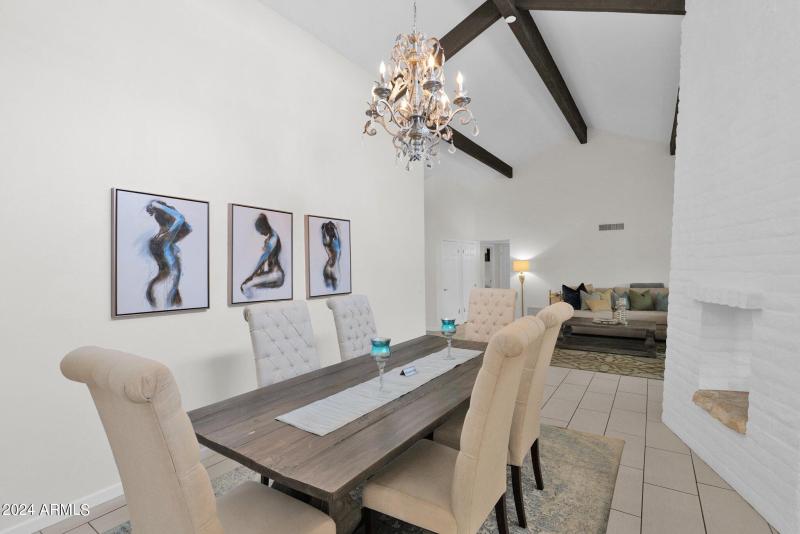 Formal dining to living