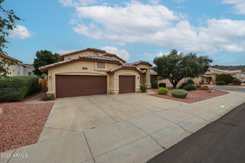 Three car garage