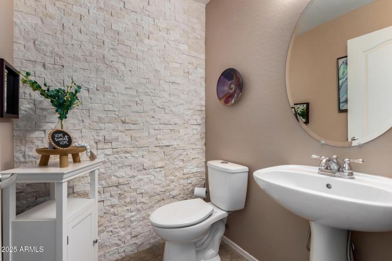 downstairs powder bath