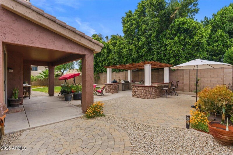 51-Back patio & yard
