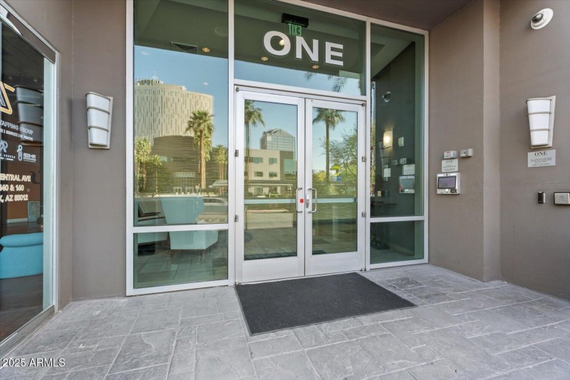 Secured Front Entrance