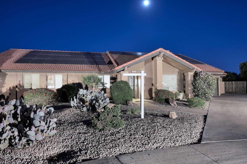 Night-Front Corner View