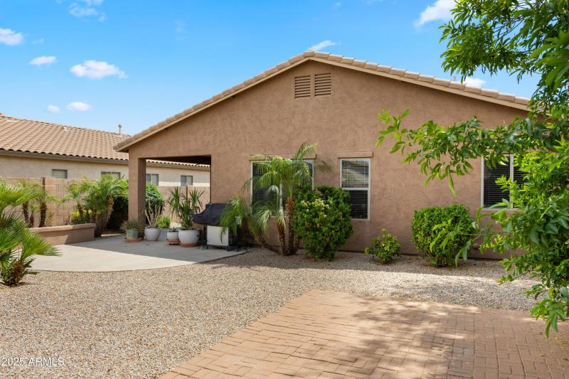 Large yard