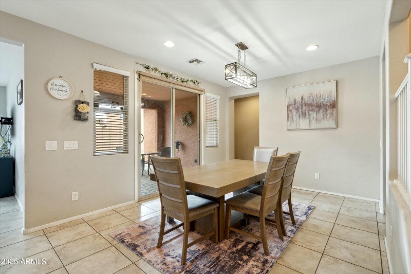Dining area