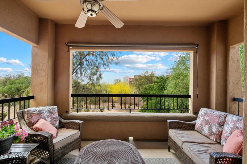 Covered Back Balcony
