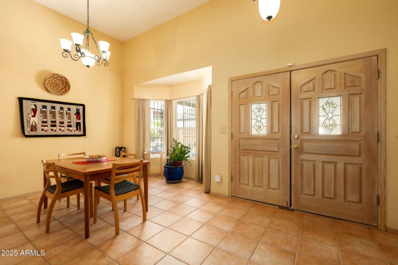 Entrance + Dining Area