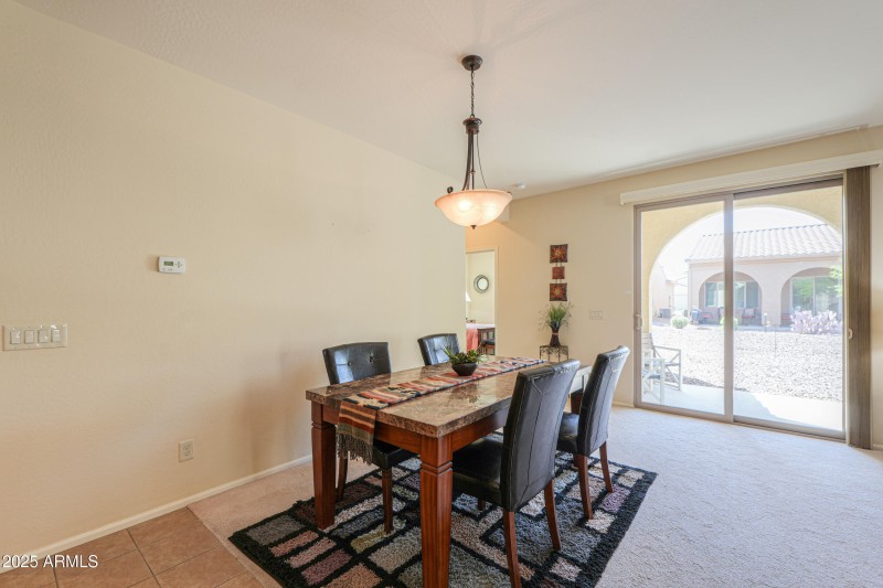 Dining area