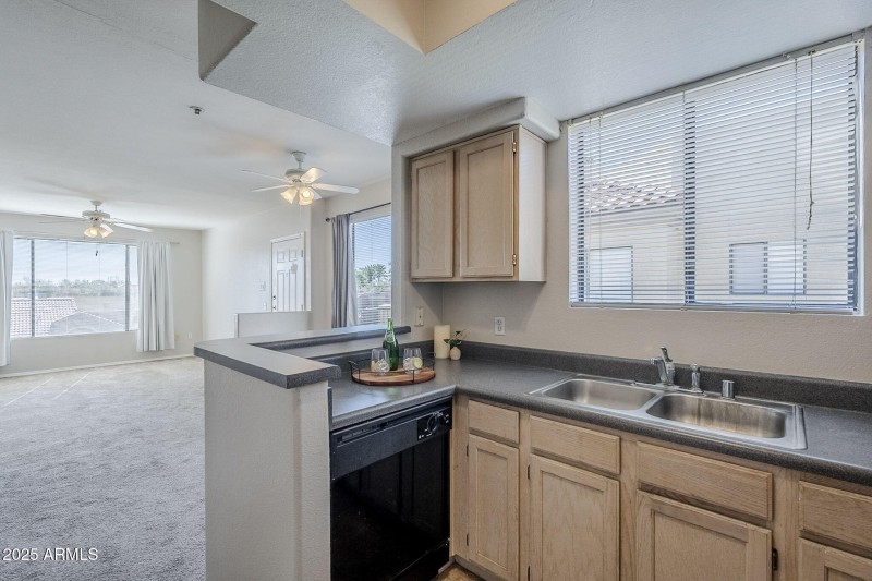 Kitchen & Living Room