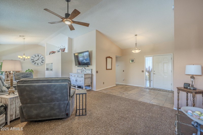 Living room to entryway