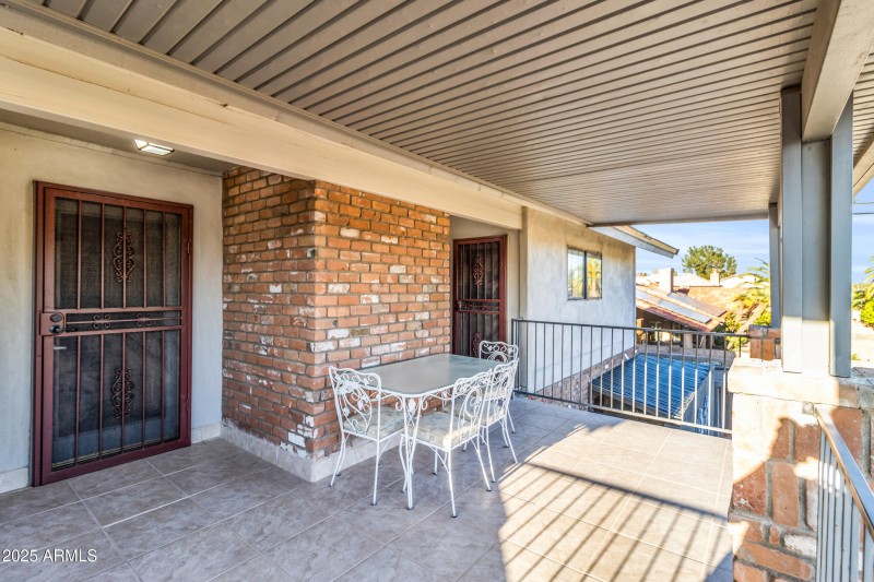 Upstairs Patio