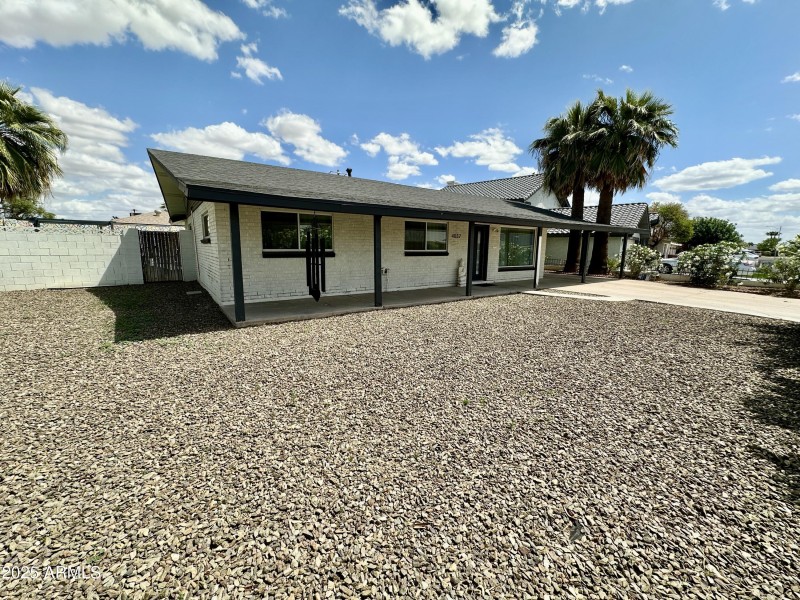Large front yard