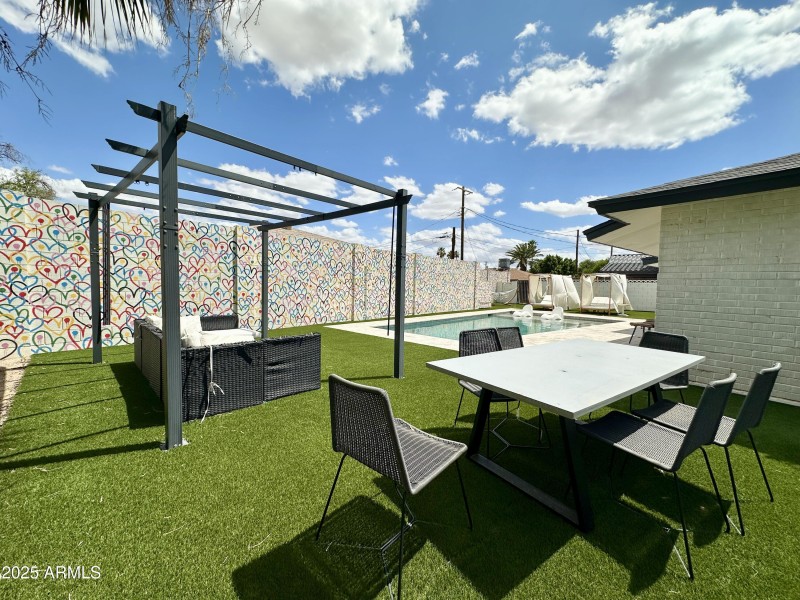 Large backyard!