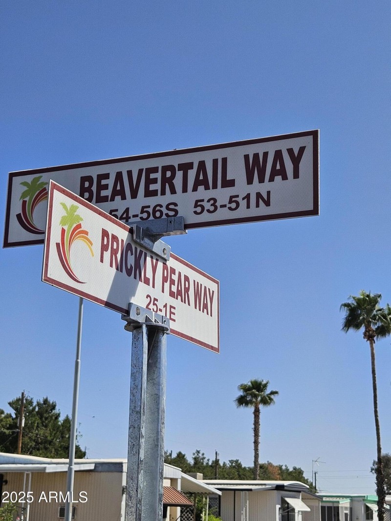 It's right on the corner