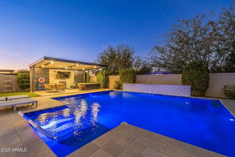 Backyard at Twilight