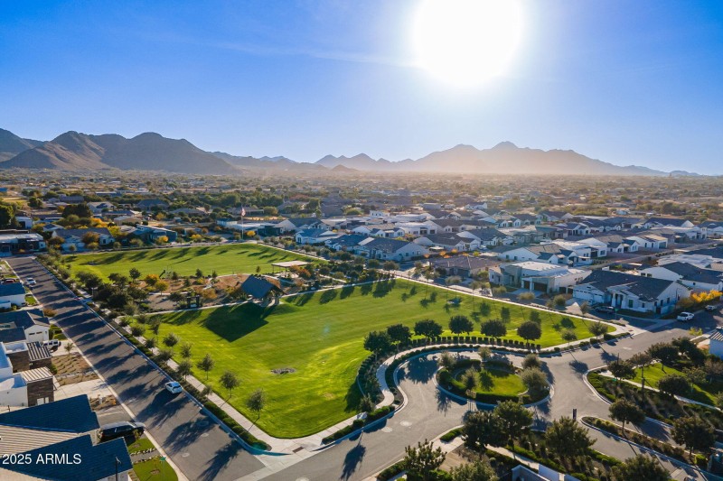 View of San Tan Mountains