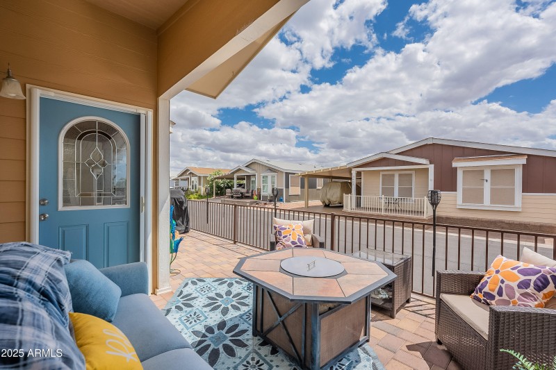 Extended Front Patio, Furnished