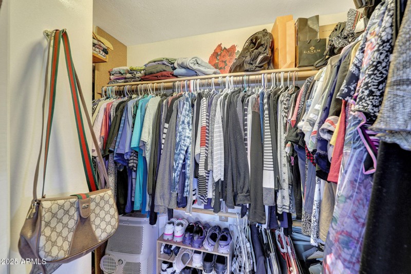 Primary closet