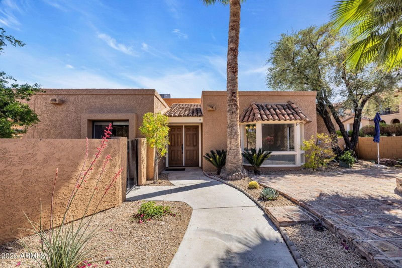 Corner Lot with Tiled Patio