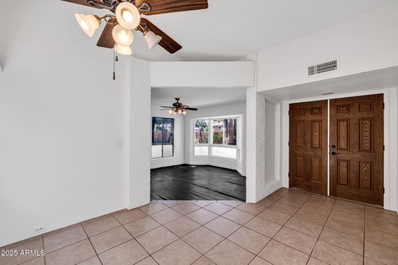 Foyer view to front room