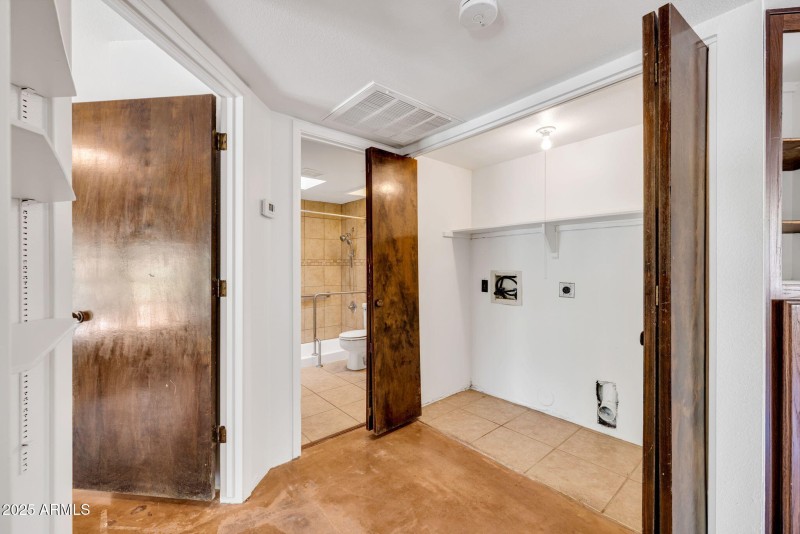Open laundry doors