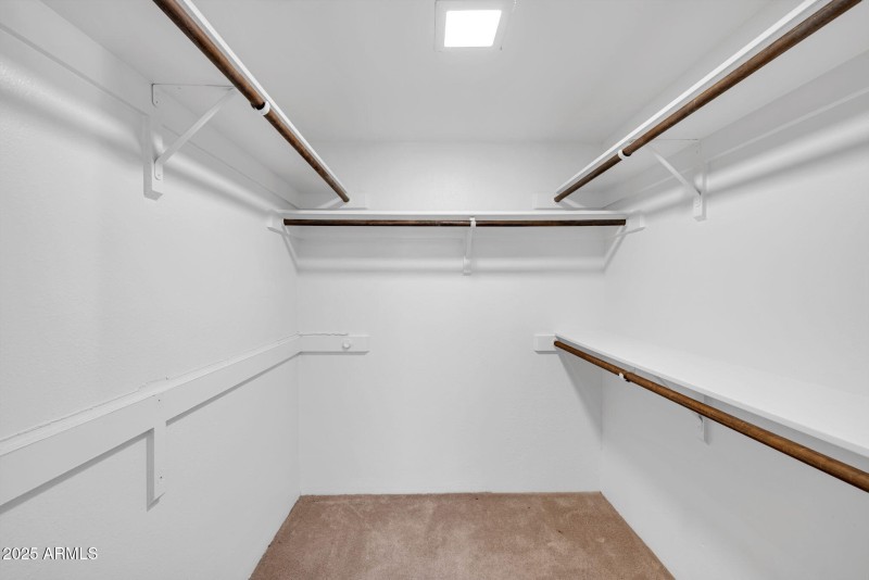 Walk-in Closet in Main Bedroom