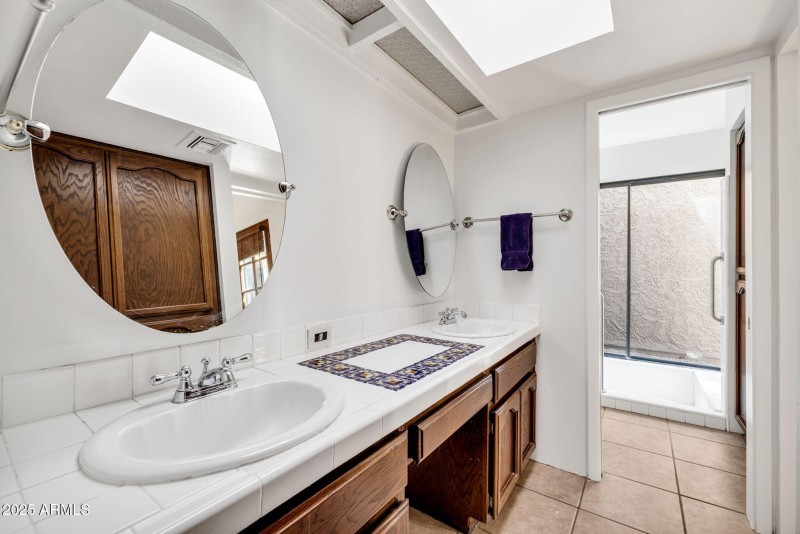 Primary Bath with Atrium