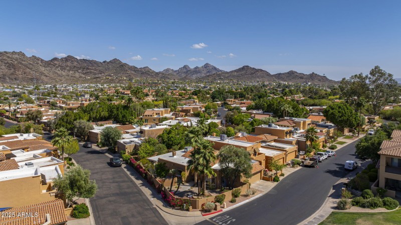 Aerial view of home for sale