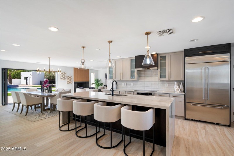 Kitchen Island and Dining