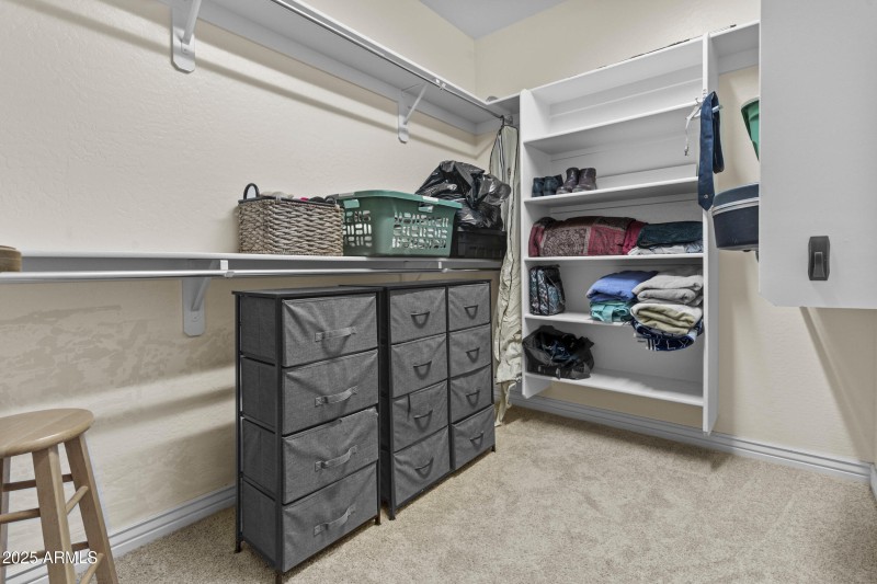 Primary closet