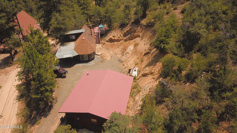 Cabin on two lots