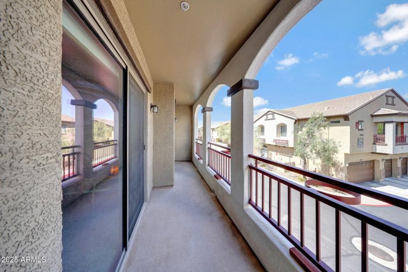Private balcony