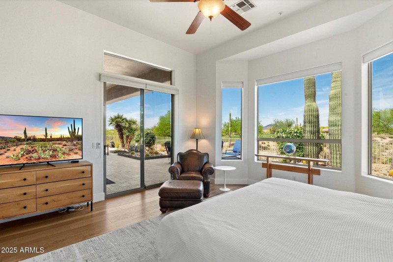 Primary Bedroom with a view