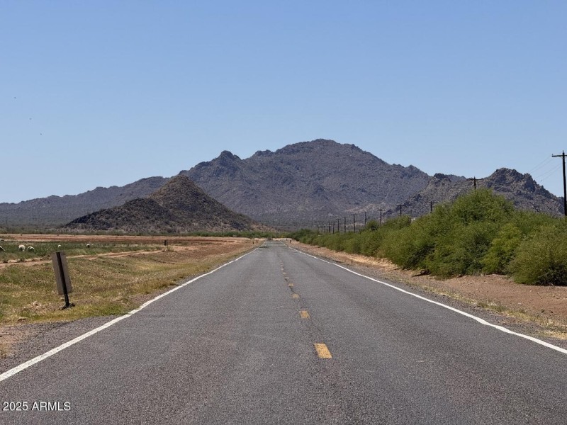 Silverbell Mountains to the south