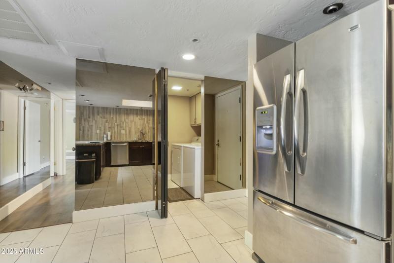 Kitchen and Inside laundry